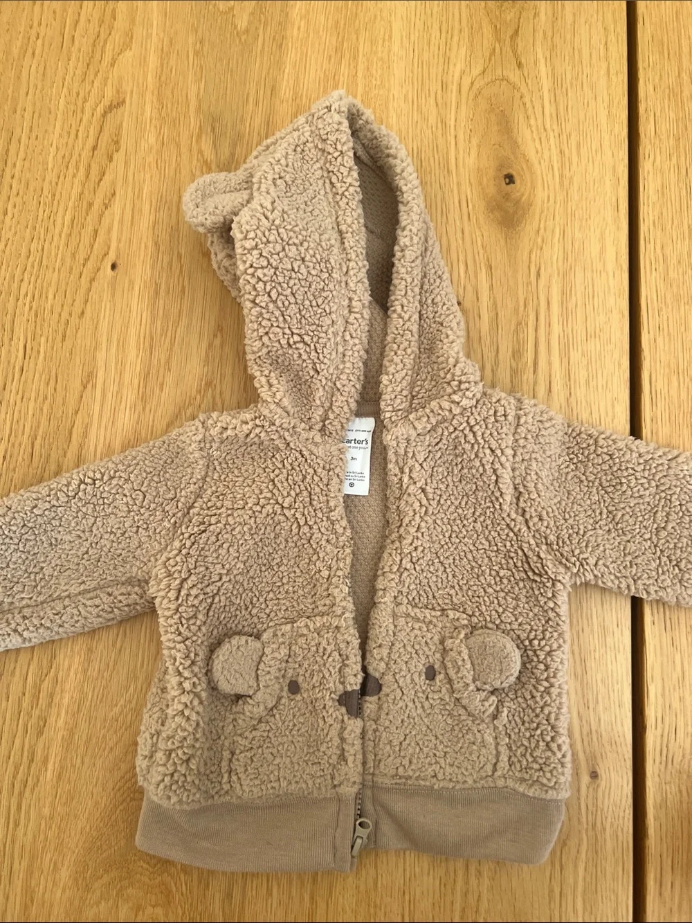 Carter's/Baby Gap Neutral Jacket & Mixed Neutral Baby One-Piece Bundle